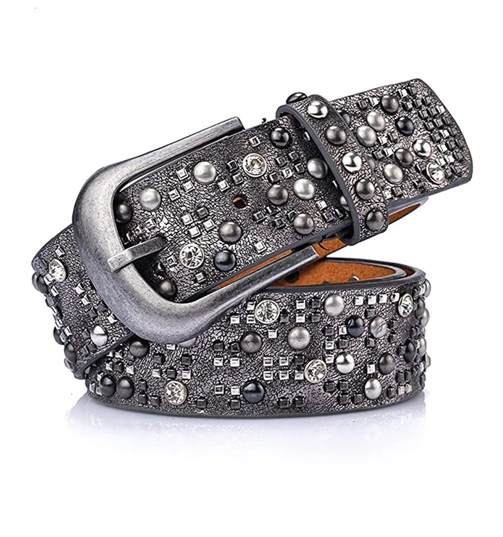 Пояс bb simon bling, мужские ремни с кристаллами для женщин