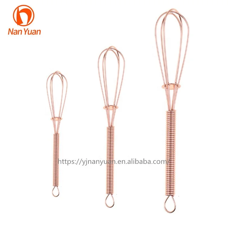 Бестселлер, венчик для еды, молока, розового и золотого цвета, мини-венчик с венчиком из нержавеющей стали