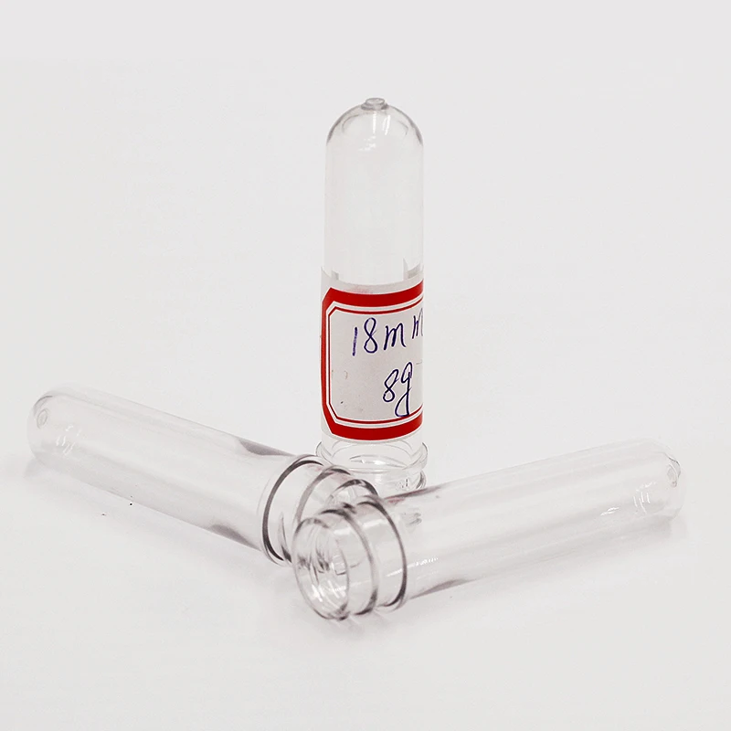 Cosmetic preform 20/410mm manufacture PET preform transparent plastic