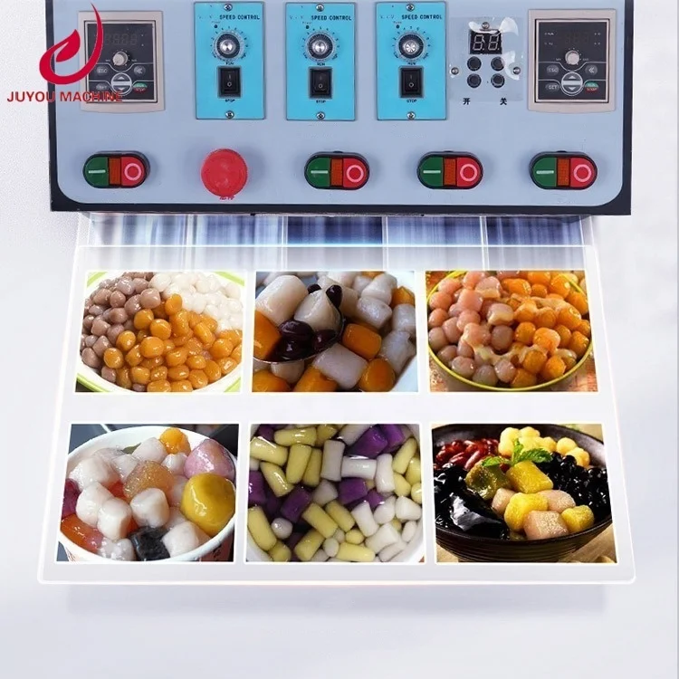 Customized electric pearls paste automatic brown sugar tapioca pearl forming manufacturing machine