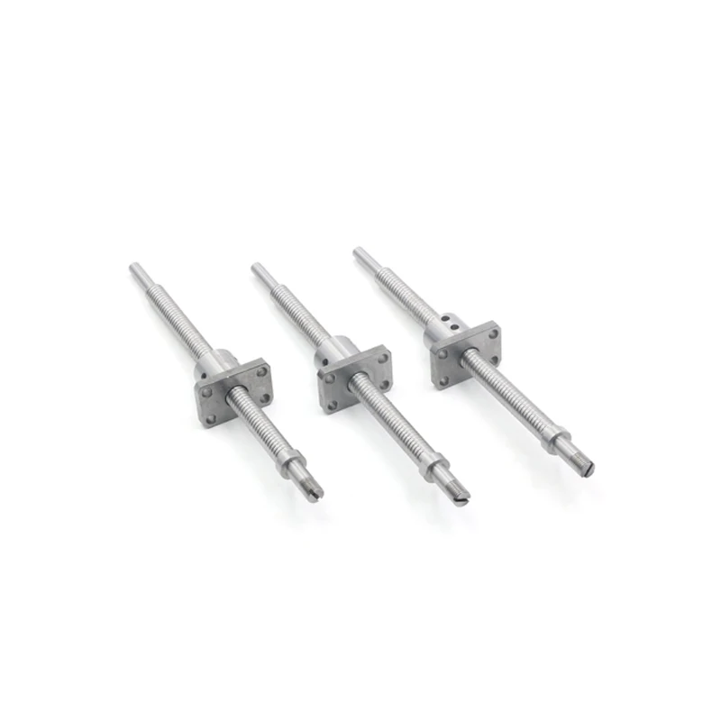 Ball screw 1002 with bi-directional thread and double nut
