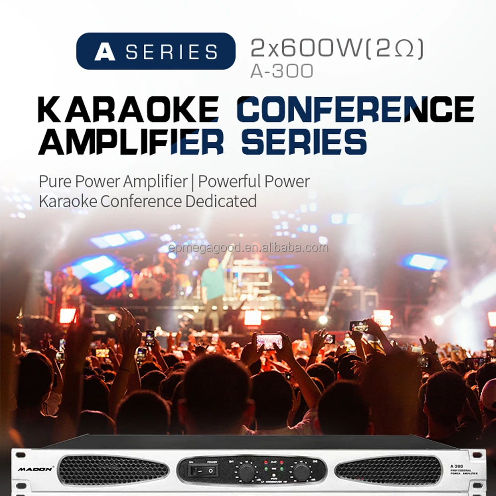 Усилитель мощности madon A Hi-Fi сабвуфер 2 канала класс AB 100 Вт 200 300 Профессиональный