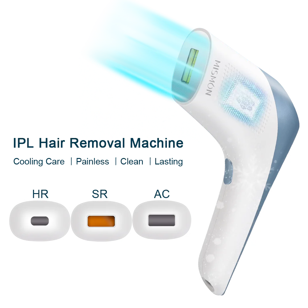 OEM 510k Portable Cooling Permanent Epilator Handset Laser IPL Hair Removal Device