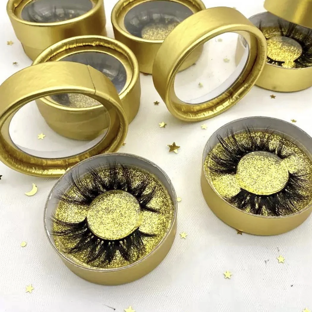 
Wholesale Custom Packaging 100% Real Mink Lashes3d wholesale vendor 25mm bulk lshes eyelashes 3d mink lash casing lahes 