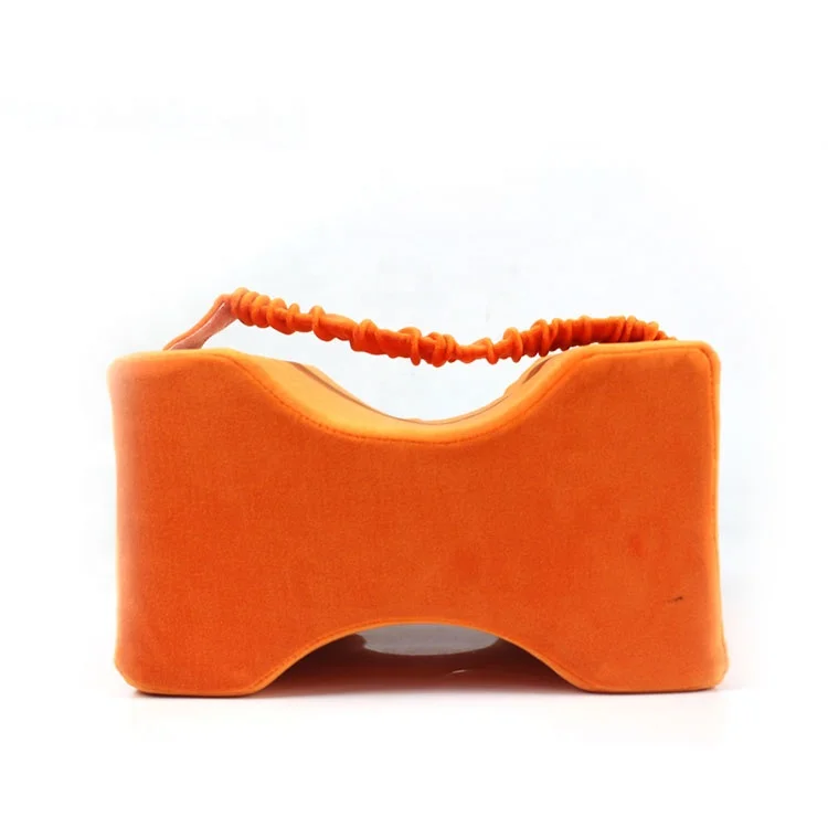 High Quality Orthopedic Memory Foam Leg Pillow Knee Cushion Knee Rest Relax Pillow For Traveler