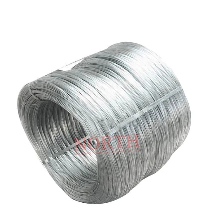 BWG 18 20 21 22 electro coil iron steel wire strand tie wire for dubai nylon coated binding carbon iron wire