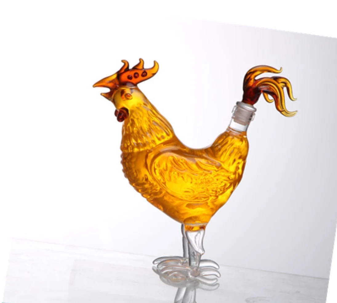 Glass Decanter Set Mini 100ml Chinese Zodiac Wine Glass Bottle Gift Box Packed