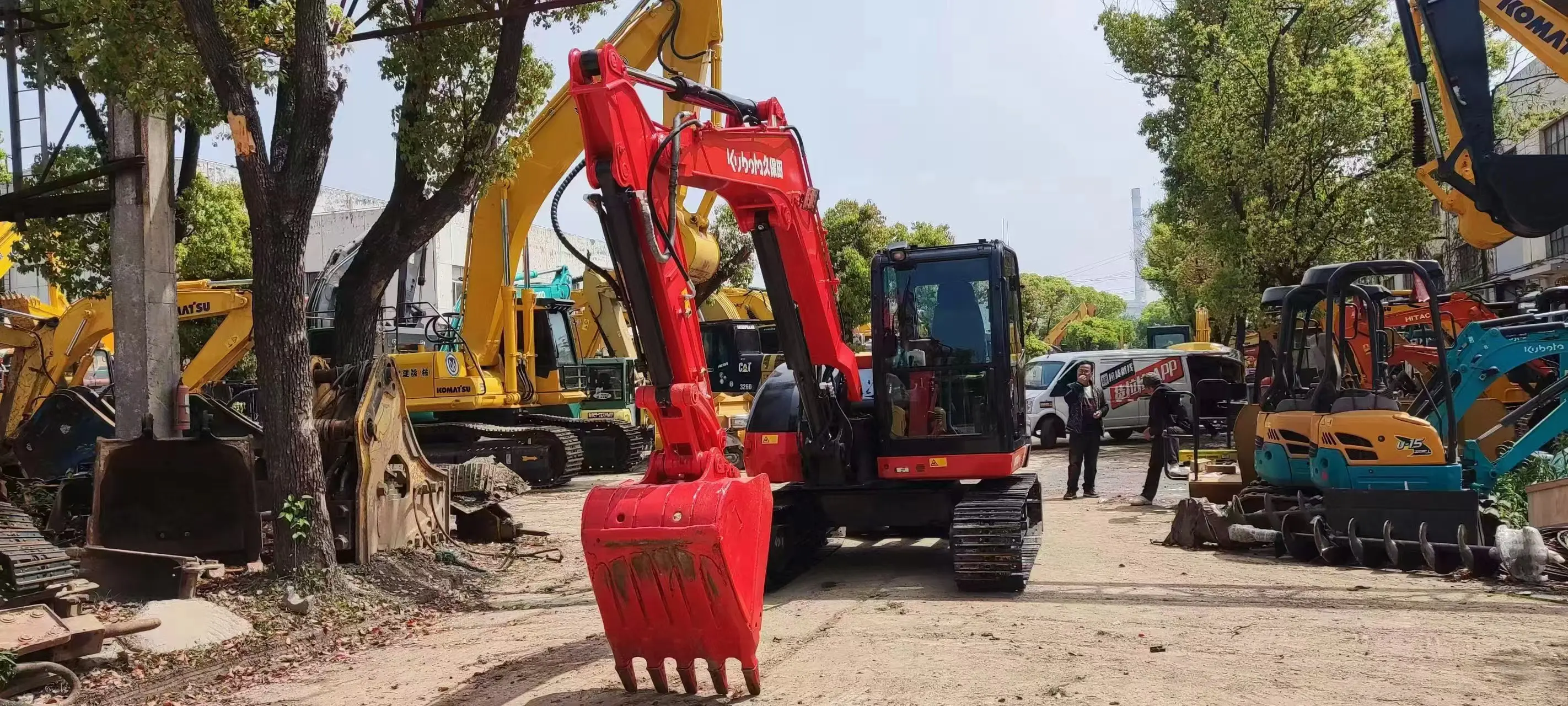 Экскаватор б/у KX183 хорошая цена экскаватор Kubota 8 3 тонн KX183-5 хорошее качество