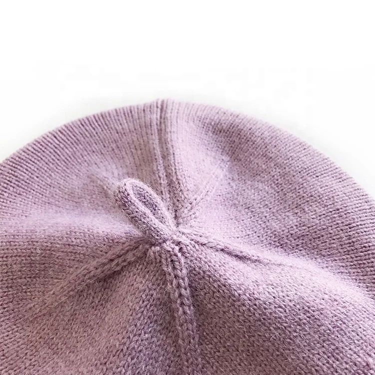 KENSHELLLEY Amazon Kids Beanie Hat Fresh Solid Color Wool Berets Winter Classic Bonnet Hat High Quality Plain Knitting Berets