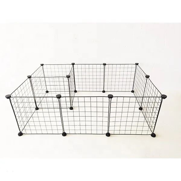 DIY free-assembled three-dimensional metal mesh pet cage puppy kitten rabbit guinea pig cage