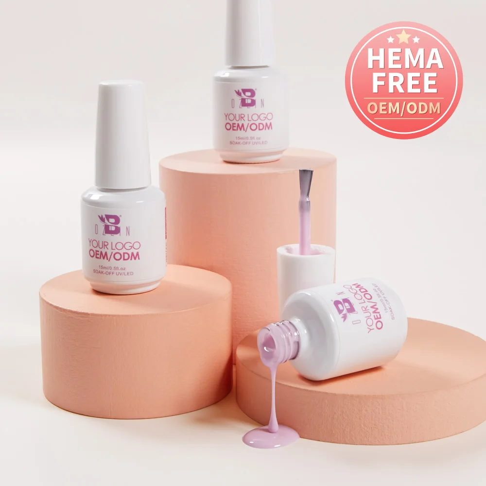 Коробка отбора бесплатно 5 в 1 гель Жесткий Мягкий гелеобразный чехол бутылке для дизайна ногтей молочно-белый жидкий строитель бутылка Oem конструирующий