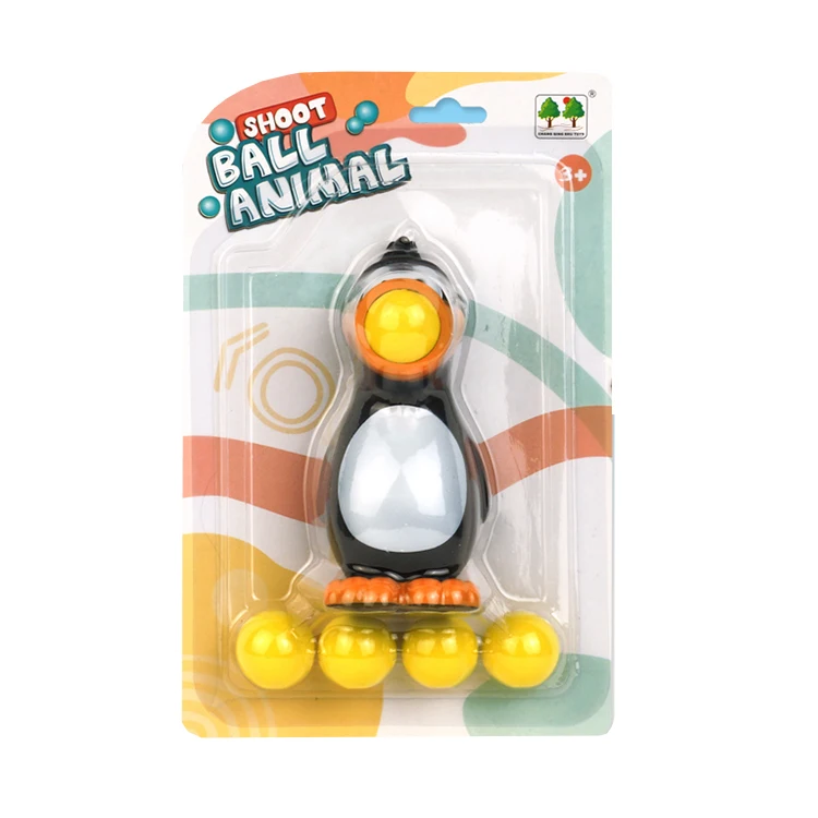 Cartoon Elk Animal Ejection Creative Trick Decompression Artifact Squeeze Shooter Pip-up Balls Toy