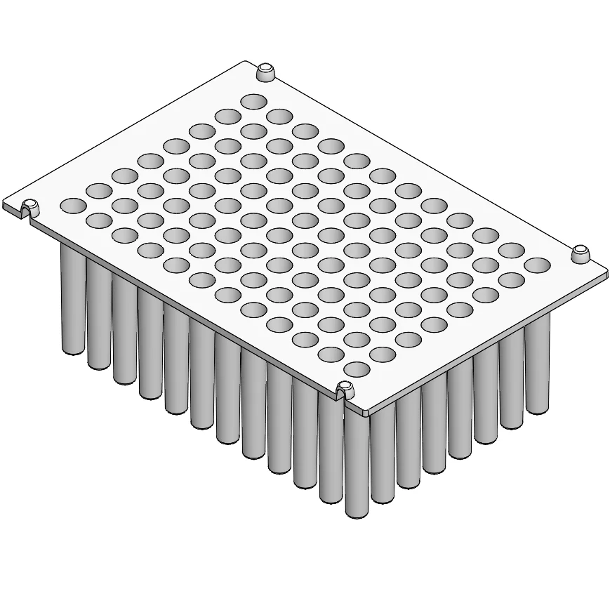 Лабораторные расходные материалы для лабораторной пластмассы, 96 наконечников, набор гребней Без ДНК/РНК и пирогена
