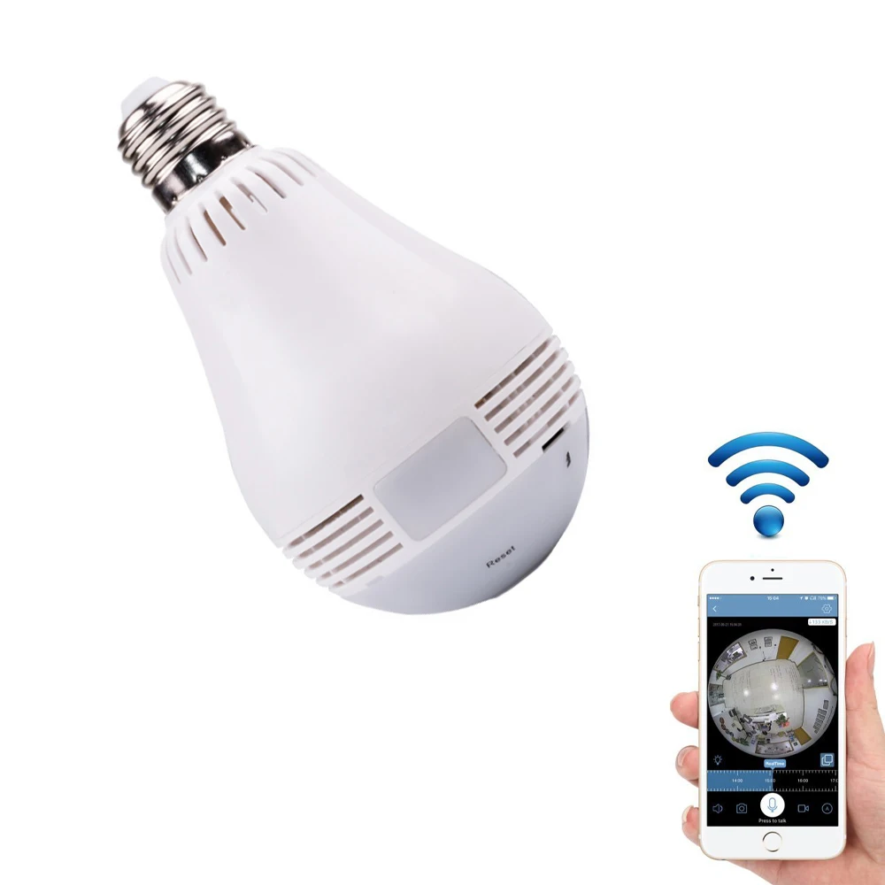 Панорамная IP-камера с углом обзора 360 градусов Wi-Fi