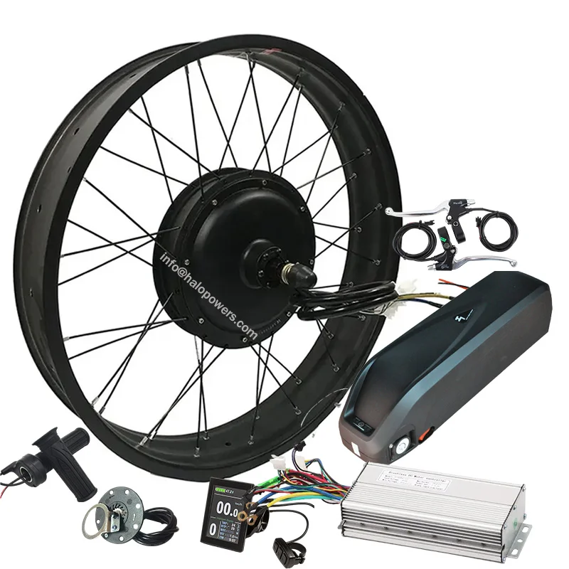 1500w 2000w fat bike kit eu 20x4.0 inch ebike wheel 20x4 front hub motor fat tire snow bike electric hub kit 48v 20 inch