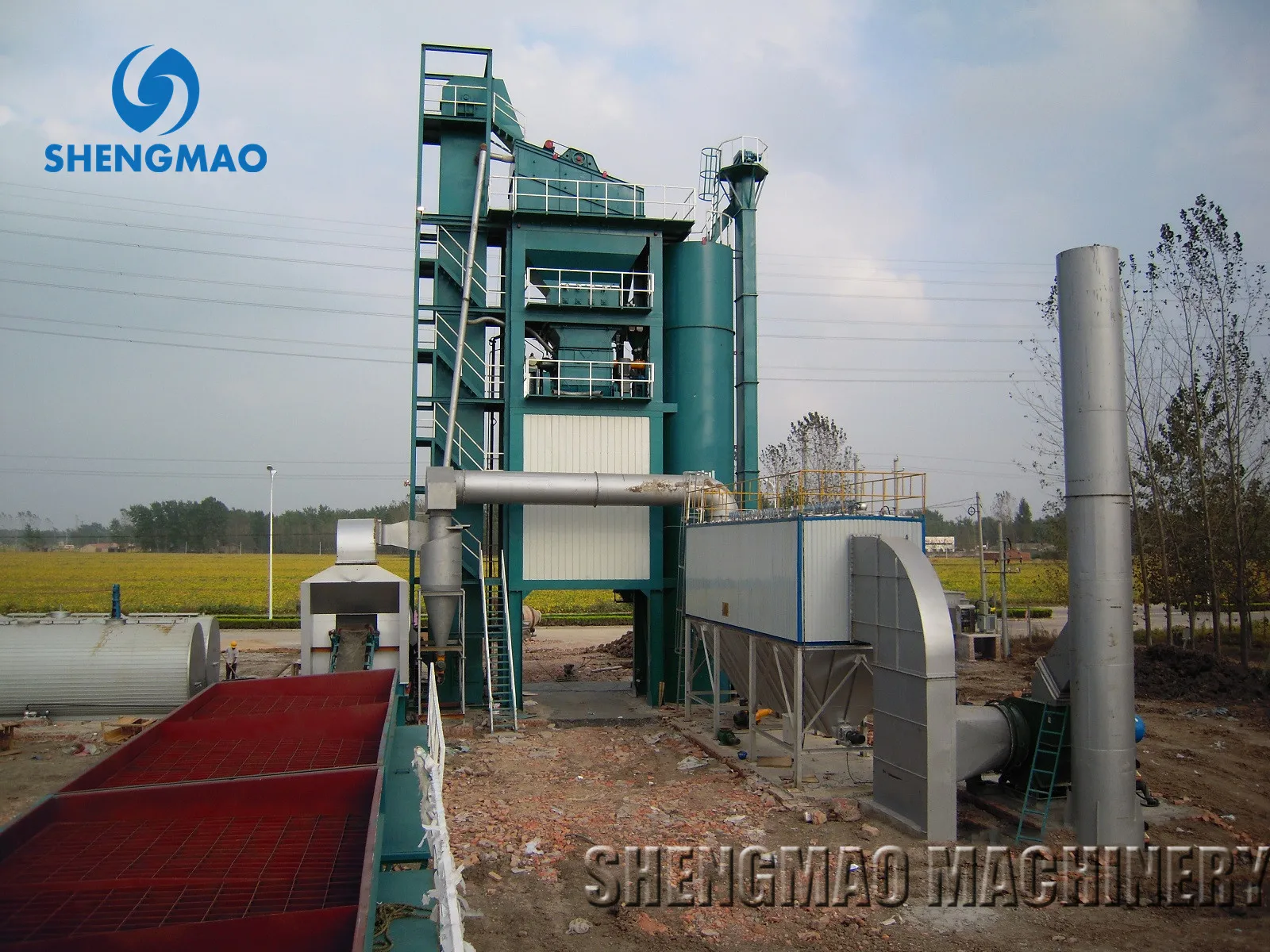 60T 80T 100T 120T 160T 200T 240T 320T 400T hot mix sim asphalt plant with China factory price