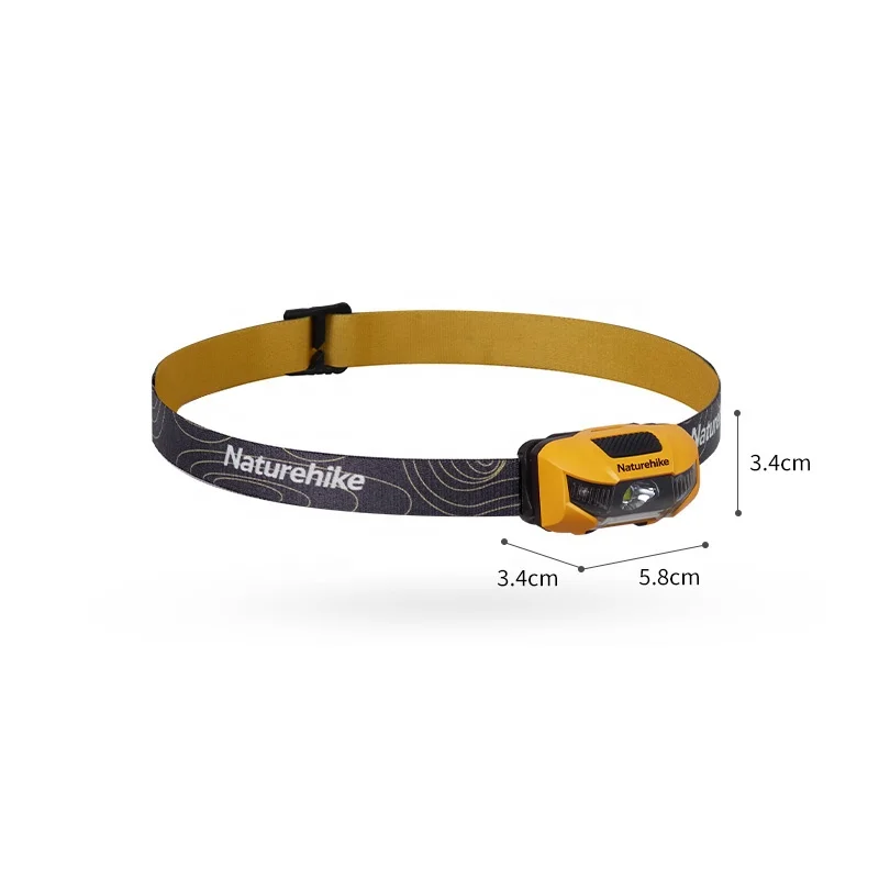 Naturehike Outdoor Camping Hiking Head Lights Lamps Battery Powered Waterproof  Headlamp
