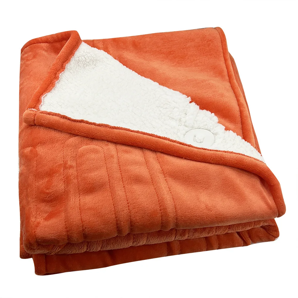 Sherpa electric blanket Warm body heat blanket flannel winter heating blanket