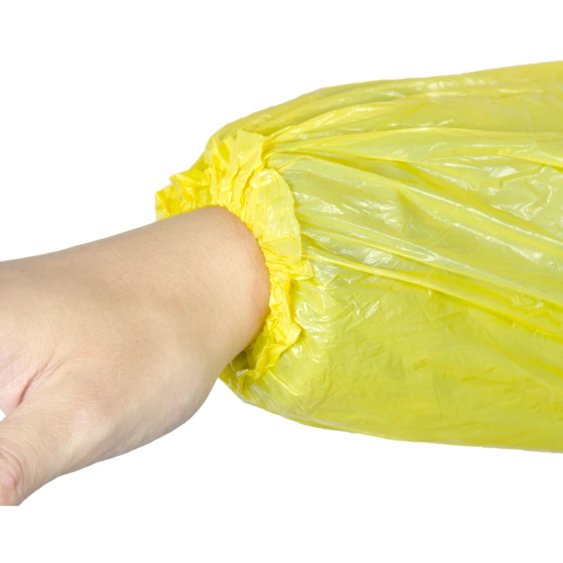 Hot sale high quality disposable PE plastic sleeve cover waterproof oversleeves for family expenses