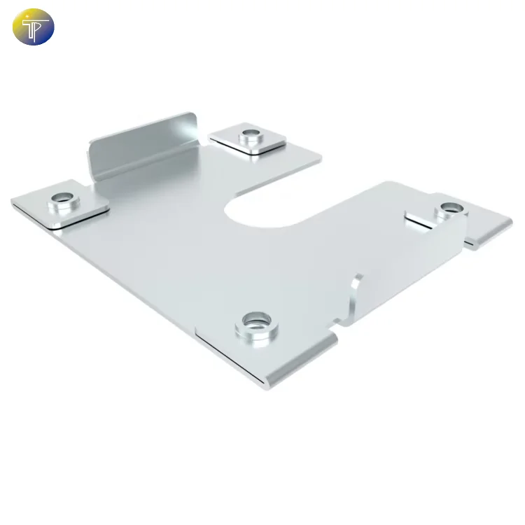 Solar Panel Mounting System Standard Earthing Plate Connected Solar Middle Clamp LEX Earthing Plate To Earthing