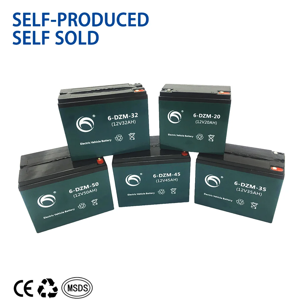Hot Sale 6-DZM-32A 12V32AH Moped Sealed AGM Electric Wheelchairs Bikes Lead Acid Storage Battery VRLA Gel Batteries For E-Bike
