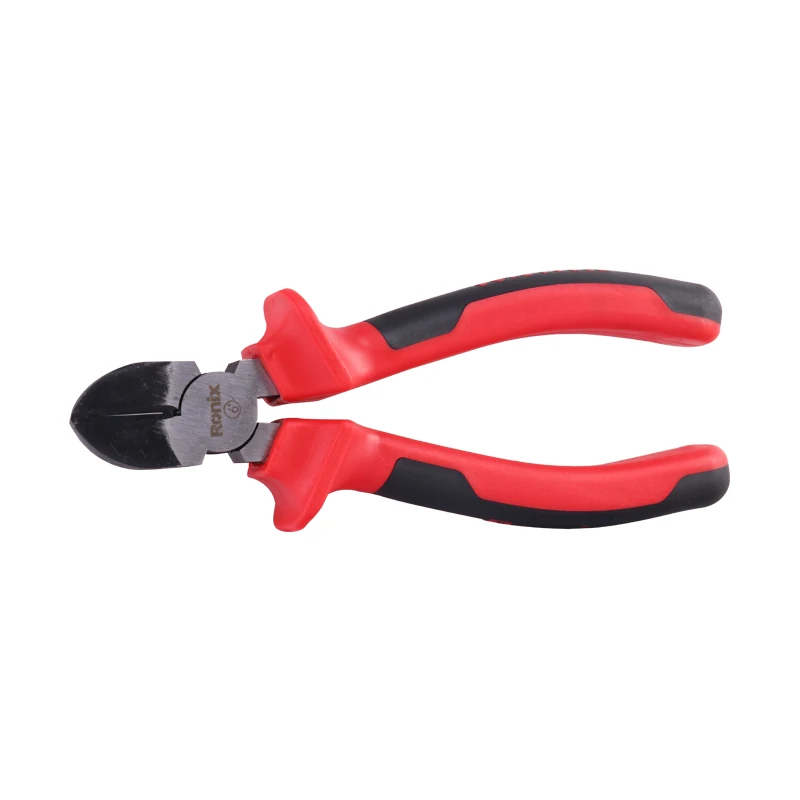 Ronix Model RH-1276/RH-1278 Hand Tools Wholesale custom High carbon steel 6 7 inch  diagonal needle nose cutting plier