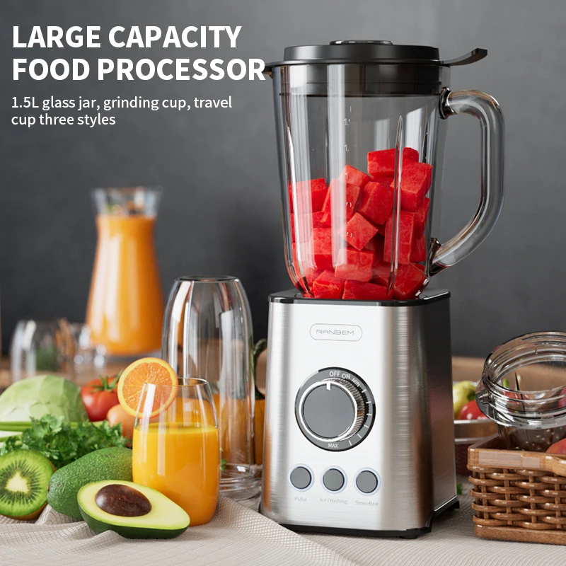 2-Speed 1000W Household Multifunctional Kitchen Electric Fresh Juice Professional Licuadora Blender Table Blender