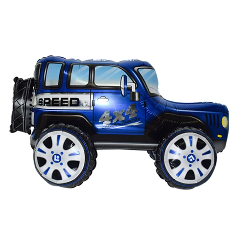 Factory air balloon car shape cartoon globos 22inch 4d foil balloon huge police car printed foil helium balloons