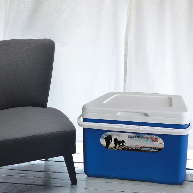 low price promotion mini blue and red 16l blood vaccine plastic cooler box beer can drinking ice cooler box with handle