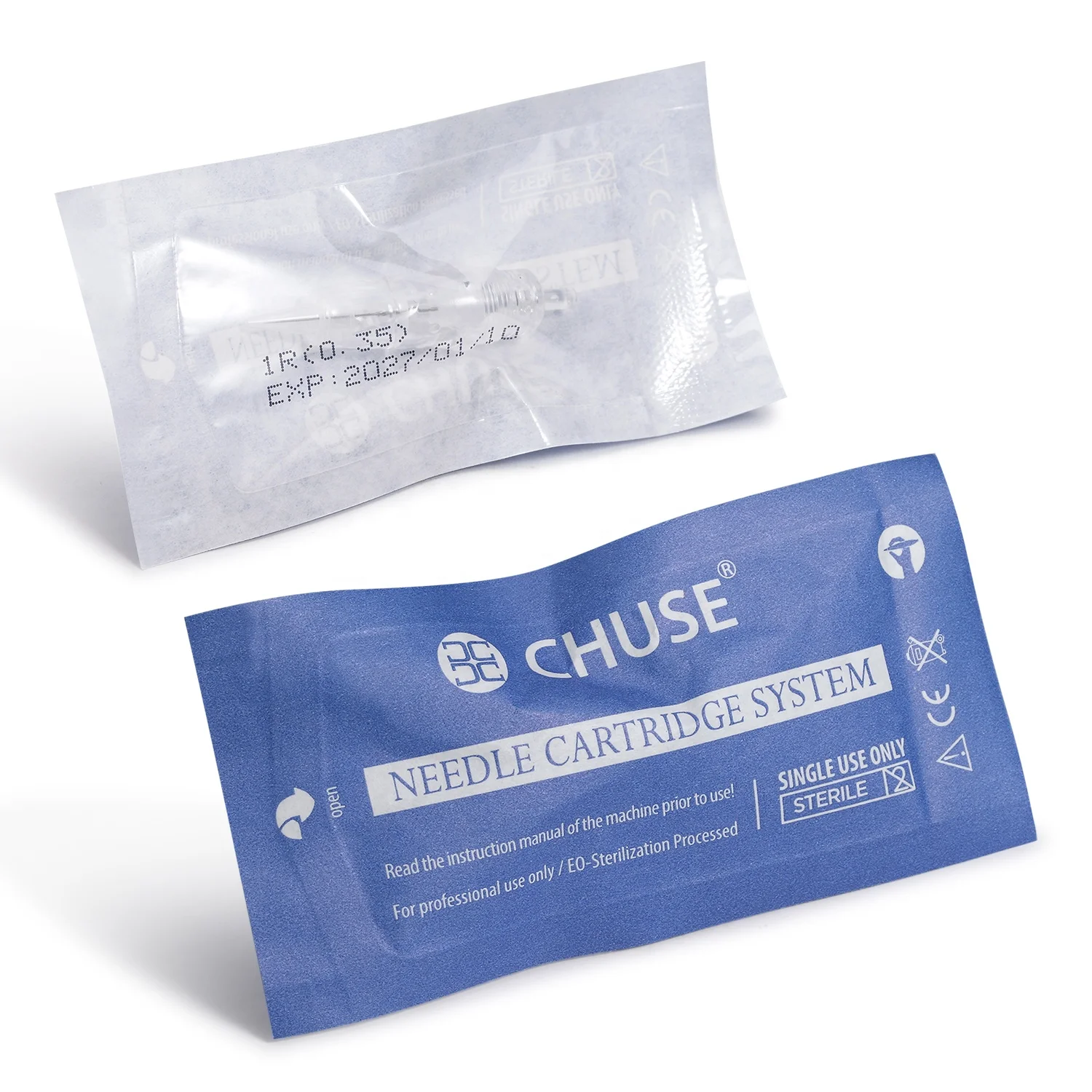 EO Gas Sterilized Permanent Makeup Machine 1P Face Tattoo Needle cartridges