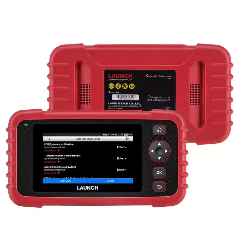 Оригинальный Launch X431 CRP123X creader OBD2 /OBDII ABS, SRS, коробка передач и сканер кода двигателя CRP123X OBDII диагностический инструмент