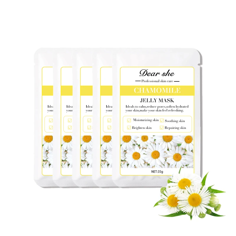 Hot Selling Design Best SPA Peel Off Chamomile Beauty Mask Mud Skincare Moisturizing Collagen Hydro Jelly Powdered Facial Mask