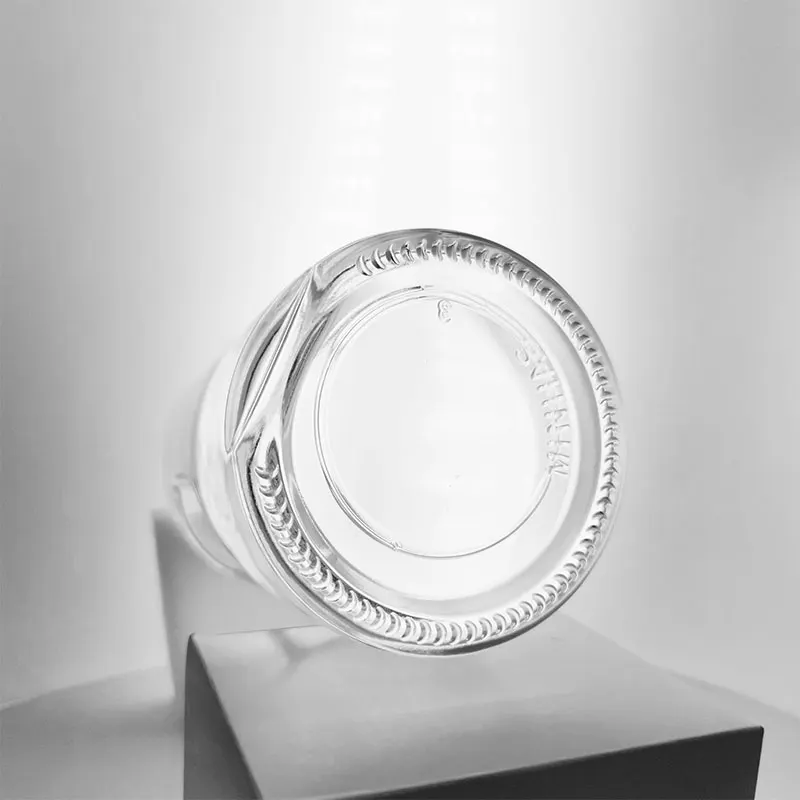 Rounded 1750 ml Flint Liquor Glass Bottle for Bordeaux Vodka with Pinch Grip Handle 33-400 TE Neck