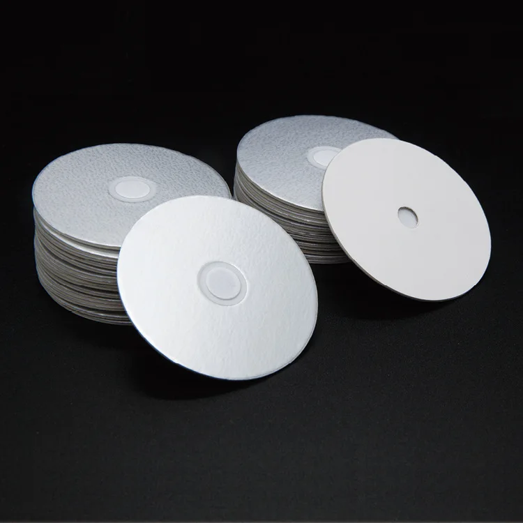 Air Release Waterproof Permeable Vented Aluminum Foil Seal for chemical bottle