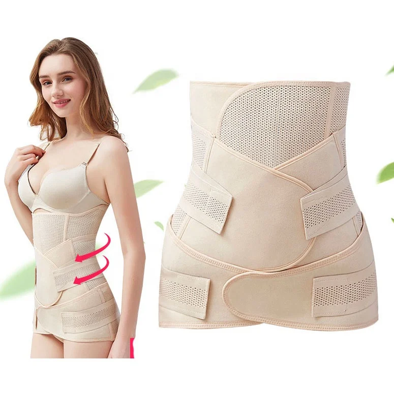 3 in 1 Postpartum Belly Band Pregnancy Recover Pelvis Belt Girdle Tummy Shaper Belt Post partum belt