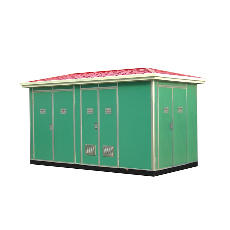 OEM kiosk outdoor station compact substation combination compact European style distribution transformer with switchgear panel