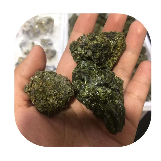 Wholesale high quality crystals healing raw gemstone natural rough green tourmaline stones for Reiki