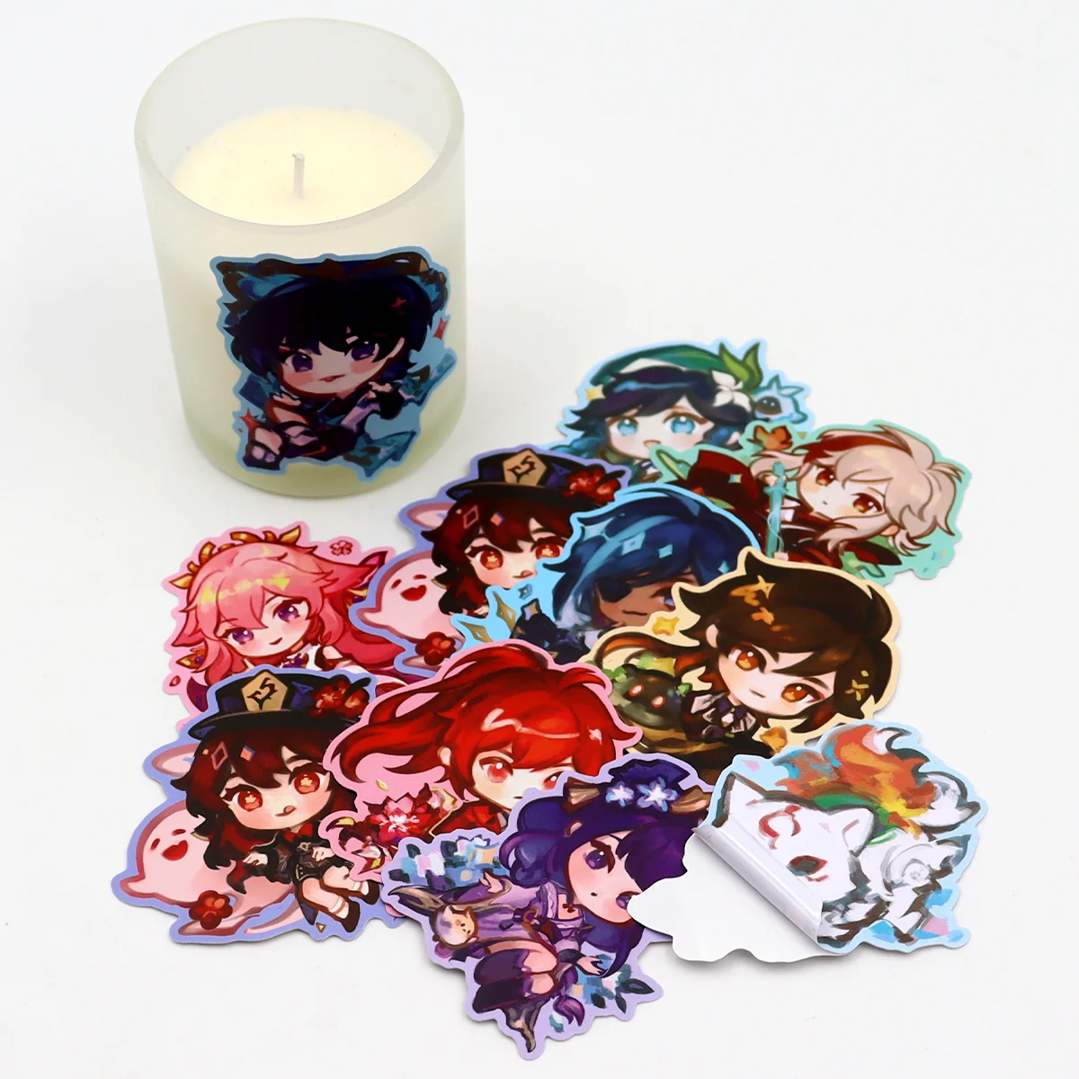 Hot Sale Adhesive Stickers Die Cut Logo PVC Waterproof Custom Printed Anime Vinyl Sticker