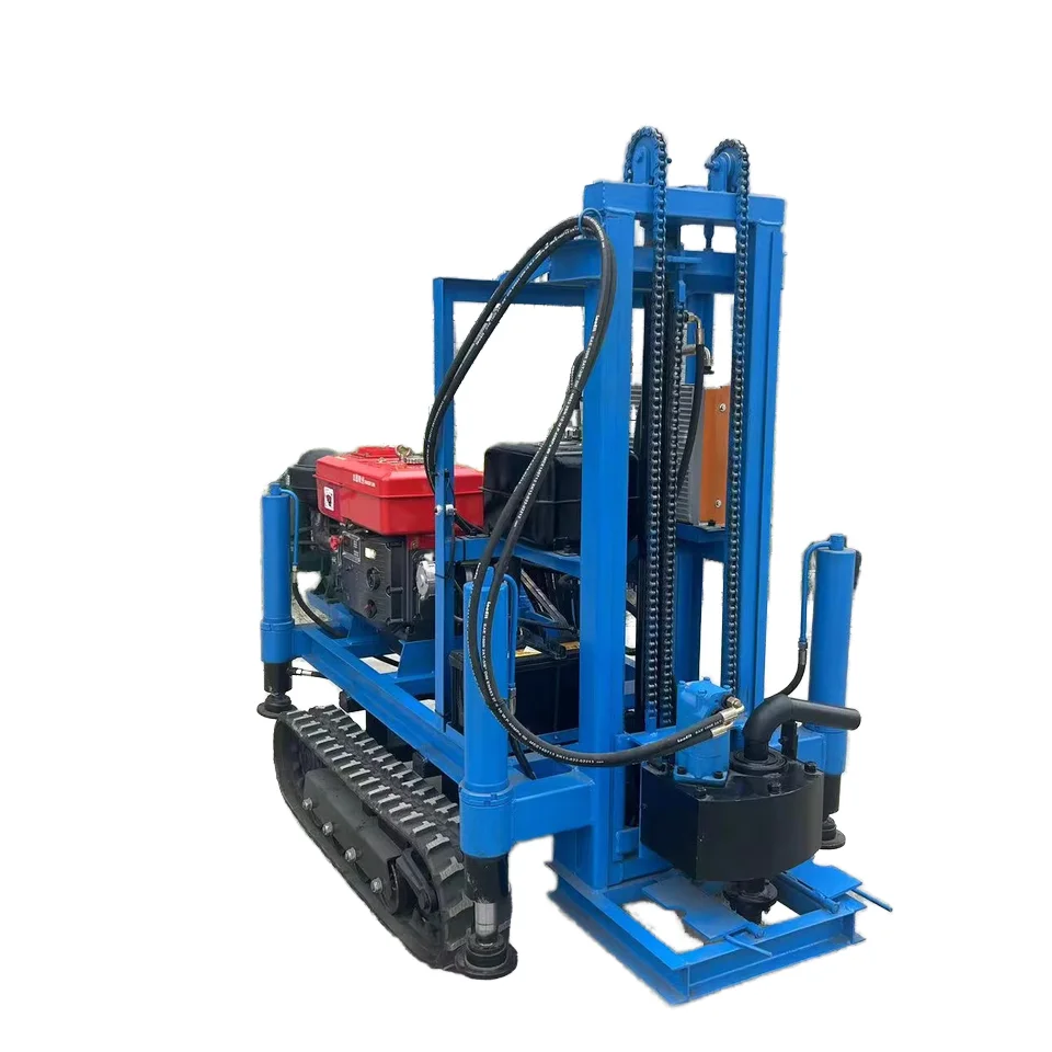 2024 New Arrival 35hp Max.150m Depth Trailer Mounted Hydraulic Water Well Drilling Rig for Construction Works