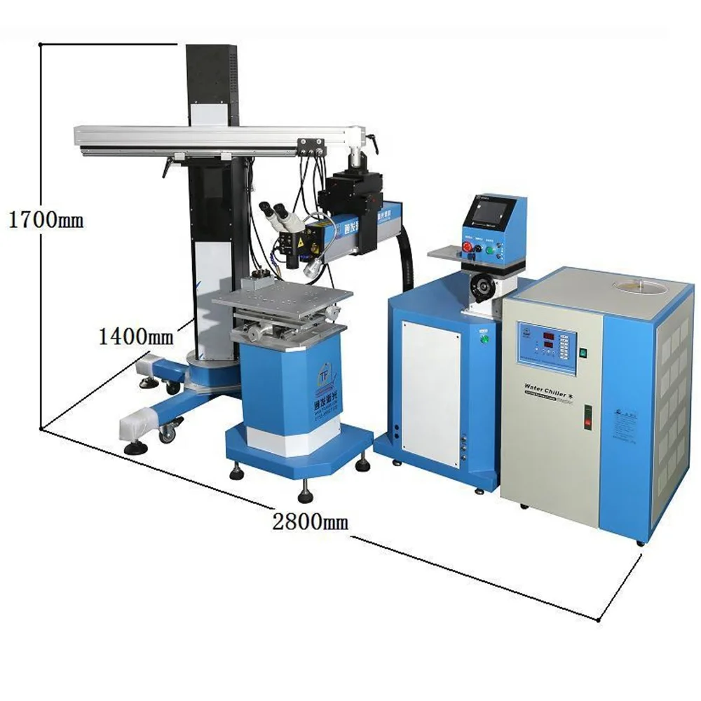  High quality laser welding machine for metals mould repair metal parts fiber