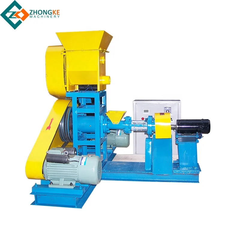 Cat/dog/bird/fox food extruder/ floating fish feed pellet making machine