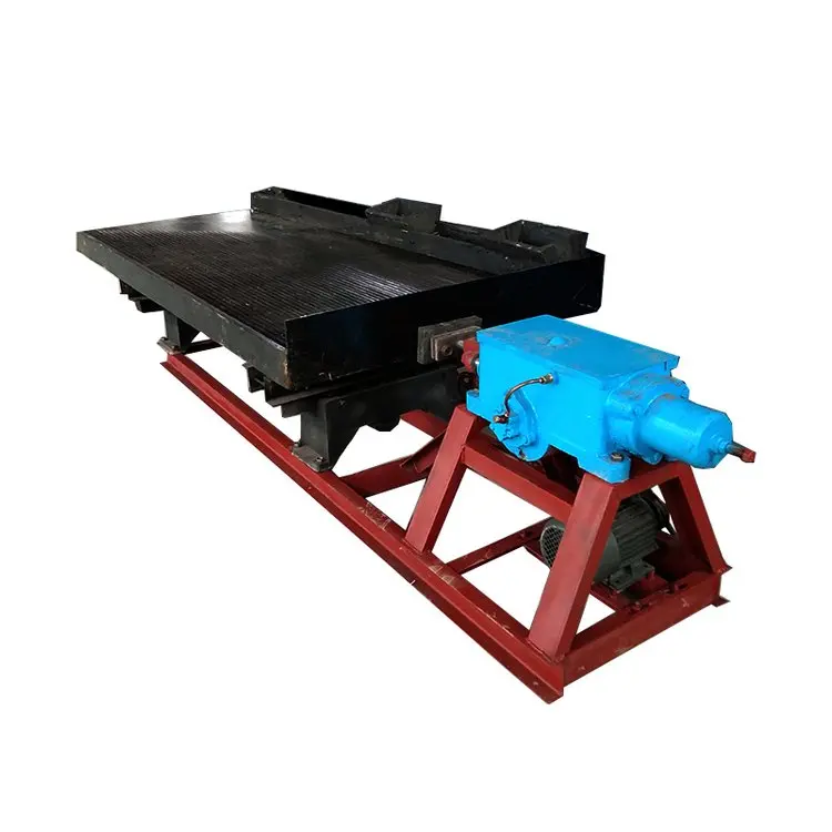 Popular gravity separation mining mineral ore shaking table for oxide chrome ore antimony tin price list