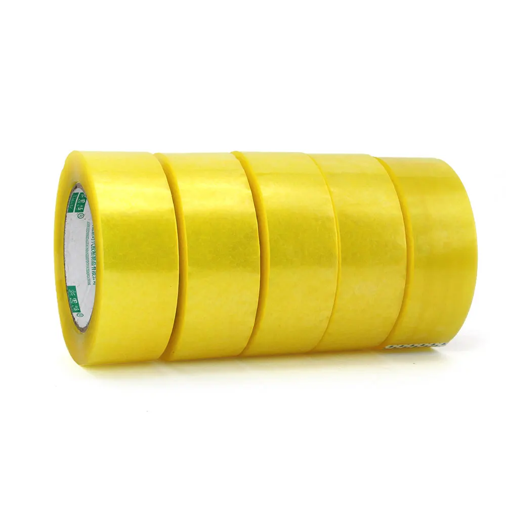 Custom  Excellent Holding Power Yellow BOPP  Packing Tape For  Cartons Sealing And Mailing