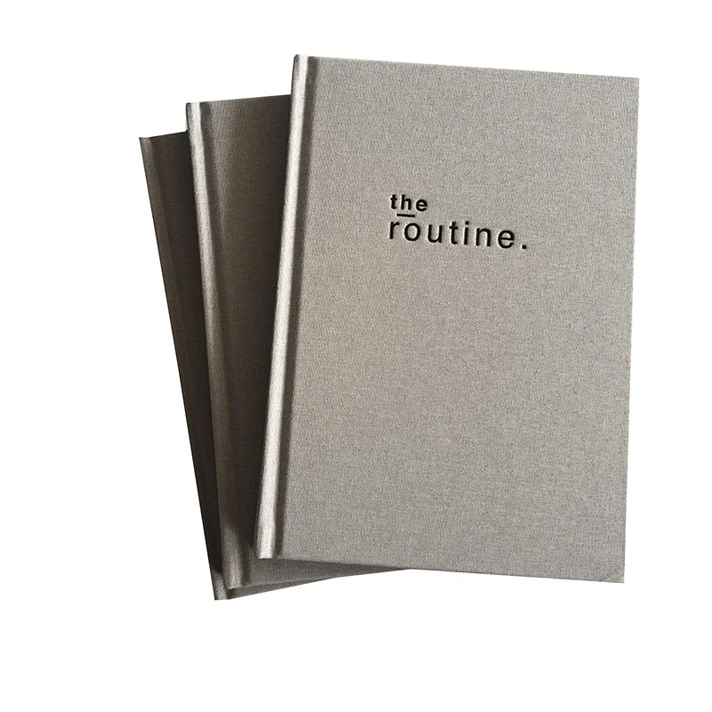 High quality printing full color custom journal plannerbook printing