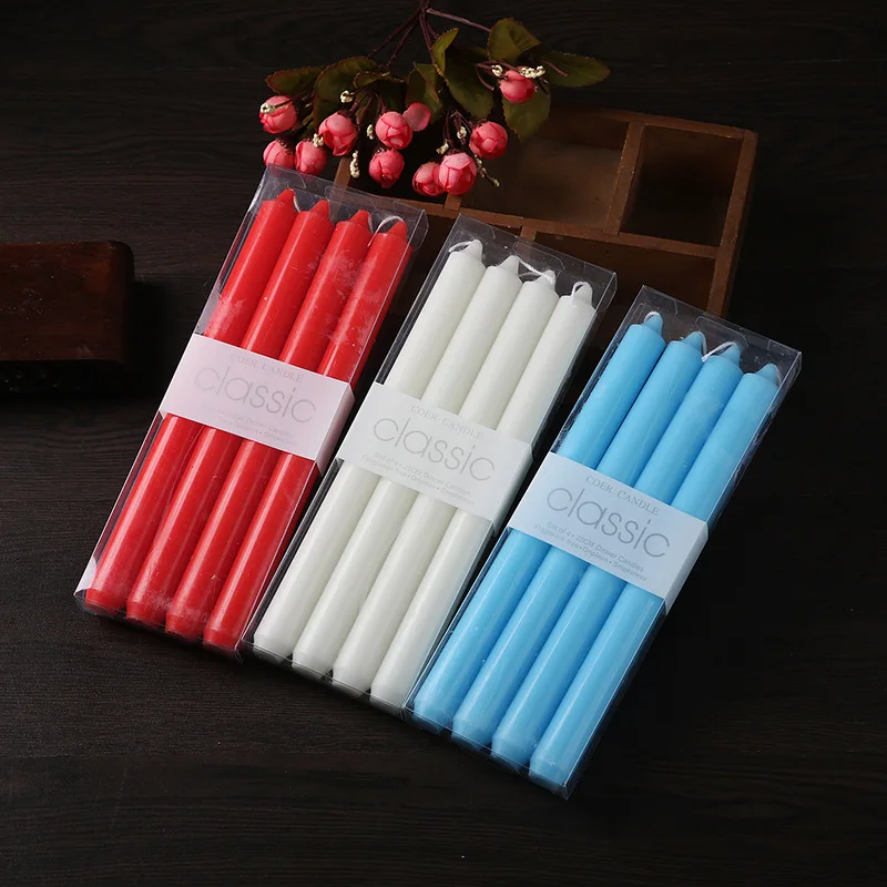 Smokeless and tasteless pillar candle romantic wedding pillar candle
