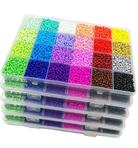 15g 2mm 3mm 4mm Effect of The Lacquer That Bake Charm Czech Glass Seed Beads for Jewelry Making DIY Handmade Bracelet