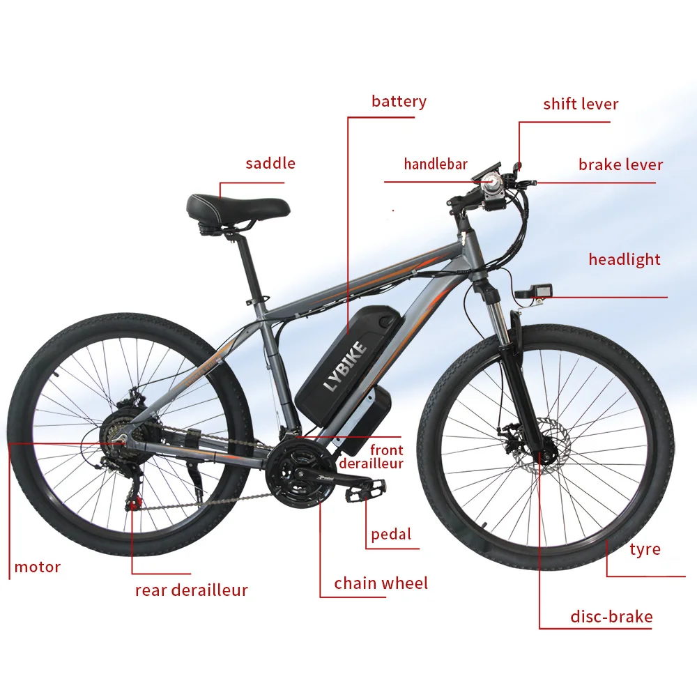 0 Anti Dumping Tax Hot Selling Electric Bike Off Road Ebike Powerful Mountain Electric Bicycle For Adults Cycling E BIKE