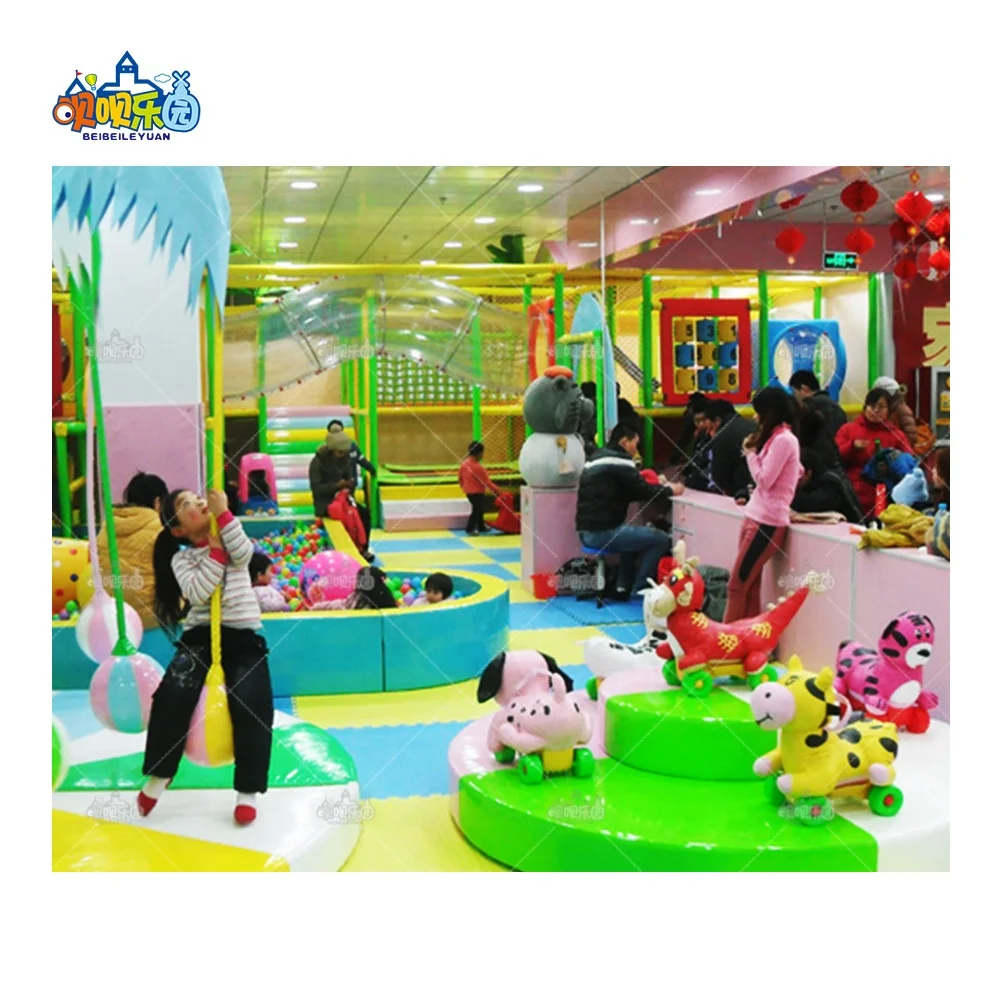 Commercial Children Multi-Function Slides Theme Park Soft Play Area Kids Indoor Playground Gymnastics Equipment