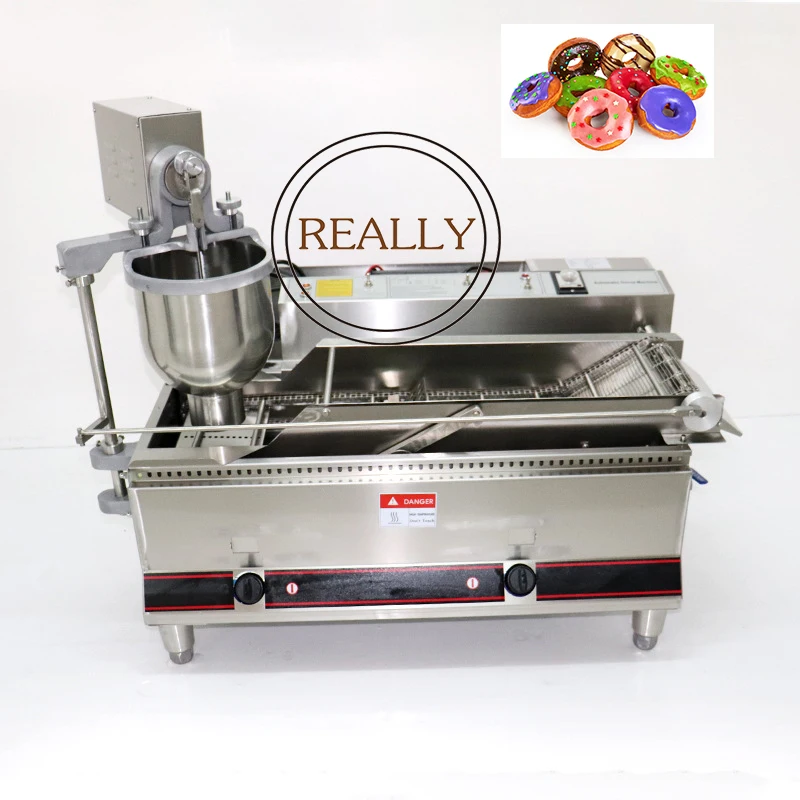 OEM Commercial Gas Donut Making Machine Sweet Buns Cake  Extruder Doughnut Fryer for Sale