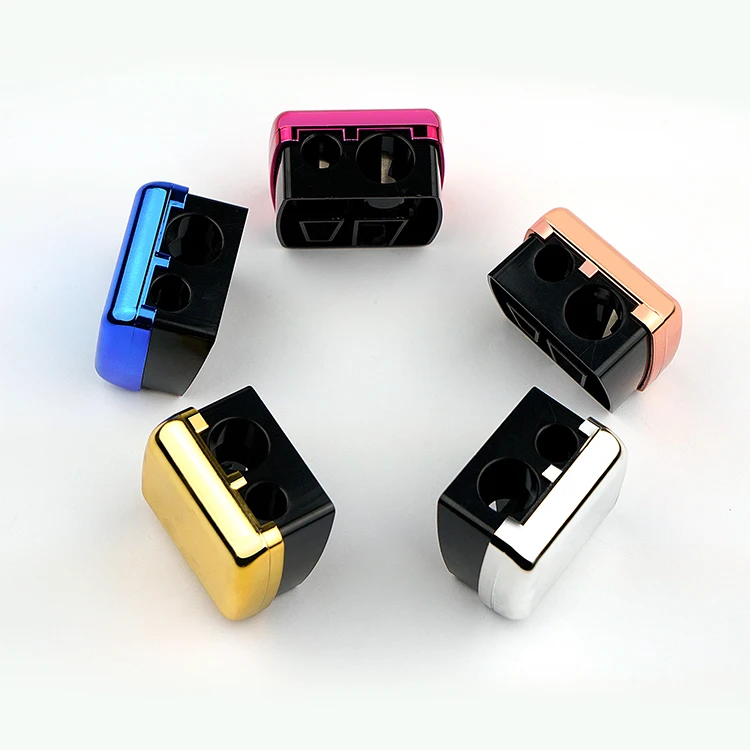 Promotional Event Eyebrow Makeup Cosmetic Cute Eye Lip Liner Eyeliner Quality Plastic Hand Pencil Sharpener Moq